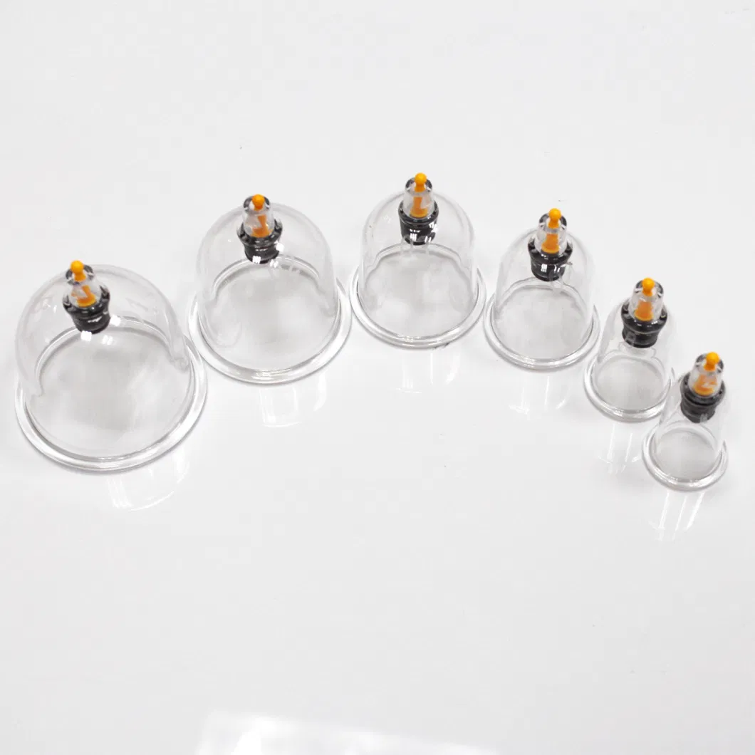 Vacuum PS Cupping Therapy Suction Cups (6 sizes) Acupuncture