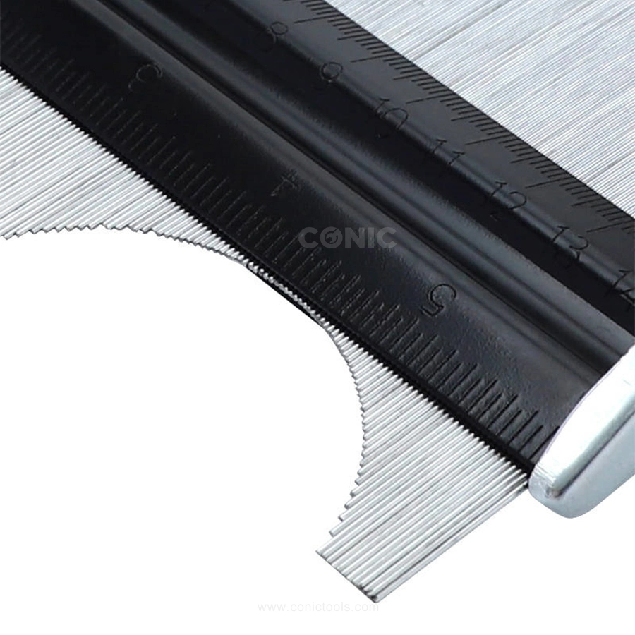 150mm 6inch Metal Profile Contour Gauge Tiling Laminate Tiles Wood Ruler Shape Duplicator