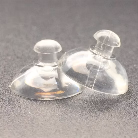 Hot Sale Plastic Vacuum Suction Cup with Screw Thread Anti Vibration Rubber Product Rubber Part PVC Clear Suction Cups PVC Sucker