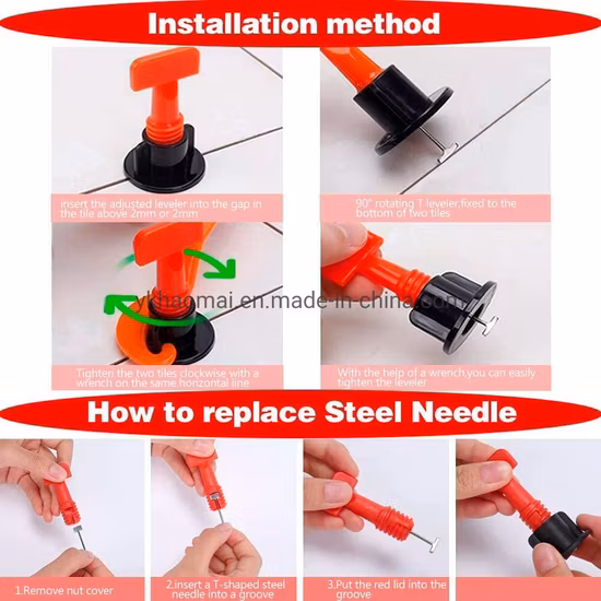 Hot Sale Low Price Tile Leveling Tool Reusable Ceramic Leveling System Floor Wall Tile Leveler