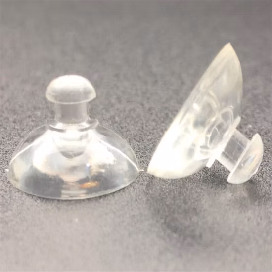 Hot Sale Plastic Vacuum Suction Cup with Screw Thread Anti Vibration Rubber Product Rubber Part PVC Clear Suction Cups PVC Sucker