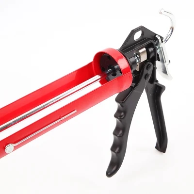 Custom Manufacturer Price Red Compact Silicone Applicator Sealant Dripless Caulking Gun Tool Kit
